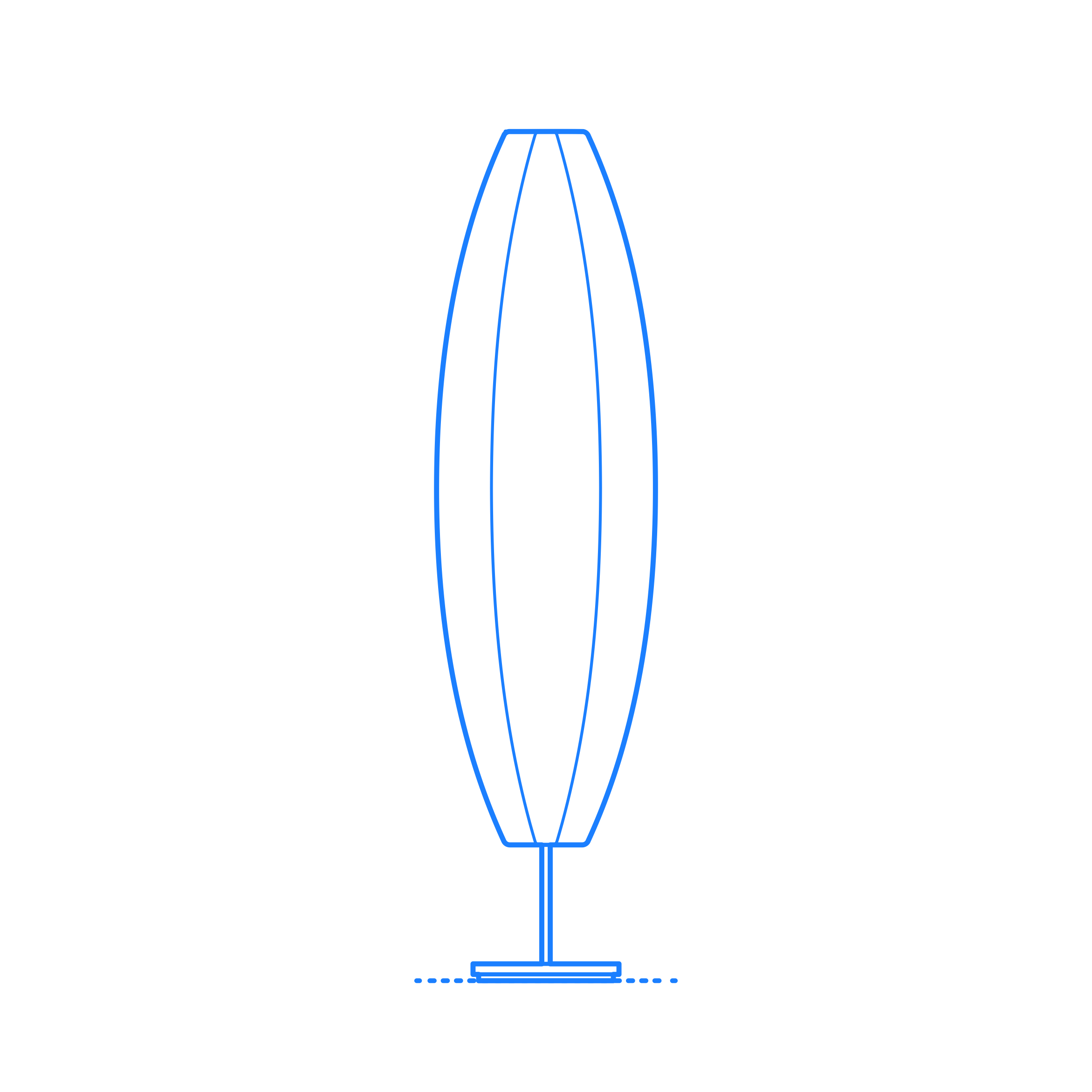 Furniture Floor Lamps Ikea Solleftea Floor Lamp Editable Svg Line Art Free Vectors